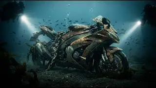ASMR Bike Restoration Full Rebuild of Kawasaki Ninja ZX-10R (Deep Sea Rescue to Highway Ride)