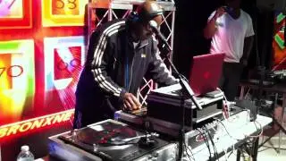 GrandWizard Theodore mixin' @BronxStrong on BronxNet