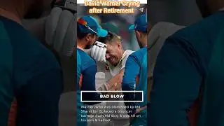 Warner Crying After Retirement || David Warner Last innings for Australia #shorts #davidwarner