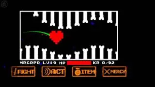 Geometry Dash Custom Stage #23 (Sans Fight by HadenTheCreeper)