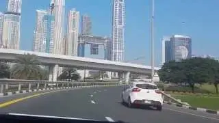 Driving in Dubai (2015), amazing view