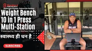 Home Gym Weight Bench 10 in 1 Press Multi station