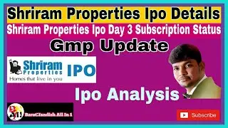shriram properties ipo l shriram properties ipo subscription status l shriram properties ipo details