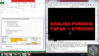 ANALISA STRUKTUR PONDASI TAPAK BETON DAN STROUSS DENGAN MS EXCEL