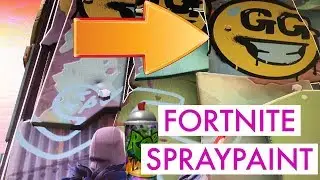how to spray paint in fortnite battle royal