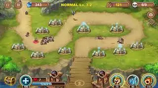 Castle TD level 3-2 (3 Stars) Bridge Normal
