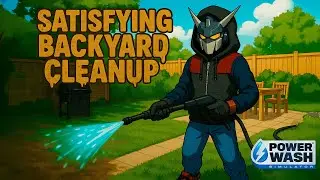 Satisfying Backyard Cleanup 💦 | PowerWash Simulator