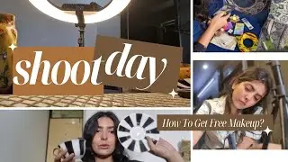 Filming Day 📷✨ | How To Get Free Makeup💯💄 | Behind The Scenes