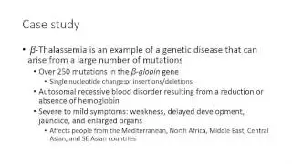 Week 11- lecture 4- genetic diseases