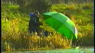 Fishing a Match at Woodstock pond Newport Gwent in the 80s