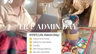 LIFE ADMIN DAY IN THE LIFE | productive wfh, gyst after travel, errands & costco haul