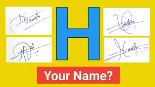 ✅ H Signature Styles | H Signature Kaise Kare | H Signature Astrology | H Signature Ideas | H Design
