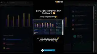 Responsive admin dashboard design