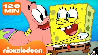 스폰지밥 | 120분간 보는 ‘환장’의 짝꿍 스폰지밥과 뚱이 💛💖 | 니켈로디언 코리아