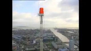 View Of Dublin City from The Spire, Ireland 2003