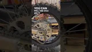 Самый простой способ установки колеса