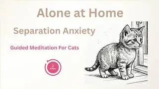 Guided Meditation for Cats - Home Alone - Calm, Comfort & Safety 🐾