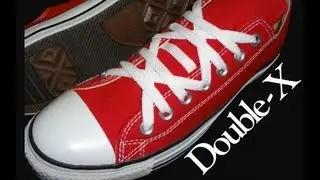 **How to Double X Bar Lace shoes with Lace Anchors**
