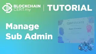 Tutorial 9 - Manage Sub Admin