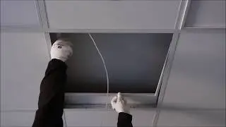 How To Mount LED Line® Frame Ceiling Panel? Office Lighting For Suspended Ceilings