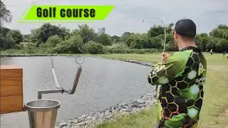 ⚡Crazy Golf course Fishing⚡[Carp fishing] ⚡
