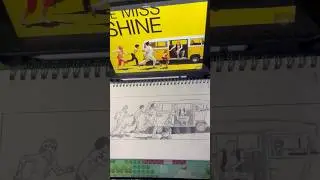 sketch a day 411: Little Miss Sunshine #fyp #sketch #drawing #littlemisssunshine