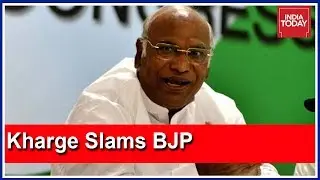 BJP Can't Create Rift Between JDS And Congress In Karnataka : Mallikarjun Kharge