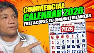 Commercial Calendar 2026 Legit ba bumili sa Template ng AE Digital Design?