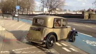 A 1934 Austin 10 similar to the one my Dad,  Reg Little owned.....