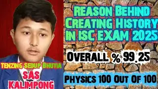 The Incredible Journey of the ISC Topper Who Scored 99.25% ||St. Augustine's School  ||Kalimpong