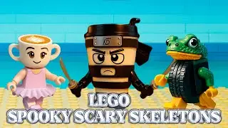 SPOOKY SCARY SKELETONS x LEGO BRAINROT EXTINCTION break down into parts (Official Music Video)