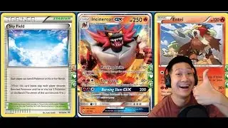 Hustling Strike INCINEROAR GX Deck, ONE Energy Attack, Skyfield Bench Build