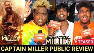 🔴Captain Miller Teaser public review | Captain Miller Teaser review | HBD Dhanush | Captain Miller
