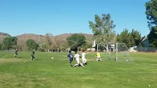 Carson -Obie-Leo (goal)