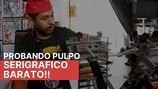 Probando PULPOS DE SERIGRAFIA  BARATOS Y BONITOS !