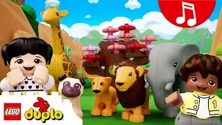 Animal Adventure Sing-along ♬ | Song Safari | Kids Cartoon Music & Nursery Rhymes | Fun with DUPLO