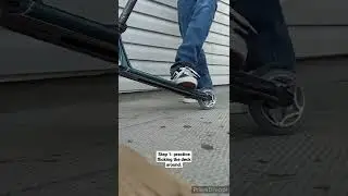 learn how to tailwhip with 2 practice steps!!!#scooter #scootering #shorts