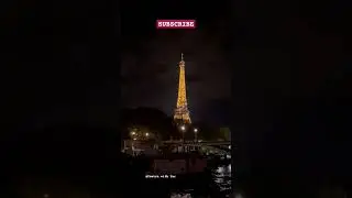 Paris Night River Cruise #paris #parisrivercruise #eiffeltowerparis