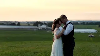 Jordan + Caitlyn | An Intimate Ohio Wedding at the Family Farm
