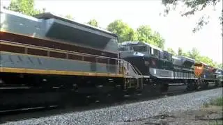 NS Heritage Units Leaving  Spencer NC