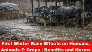 First Winter Rain: Effects on Humans, Animals & Crops | Benefits and Harms||سردیوں کی پہلی بارش: