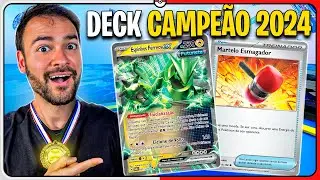 Deck CAMPEÃO MUNDIAL de 2024 no POKÉMON TCG (Espinhos Férreos / Iron Thorns)