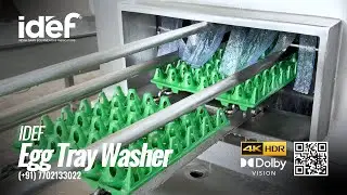 Egg Tray Washer, Poultry Crate Washer