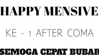 MANSIVE AFTER COMA KE 1 BULAN