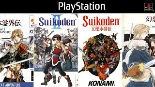 Suikoden Games for PS1