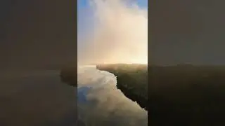 Through the Fog: Aerial Views of Lake Jacomo, Missouri