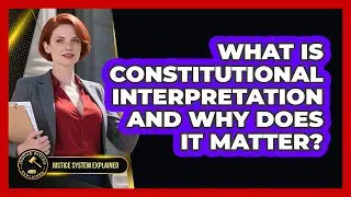 What Is Constitutional Interpretation And Why Does It Matter? - Justice System Explained