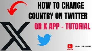 🌍 How to Change Country on Twitter X   2025 Step by Step Guide
