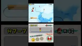 WOW Mario, You Got All Red Coins & 2nd Star Coin 🥰 #supermariobros #mario #retrogames #nintendods