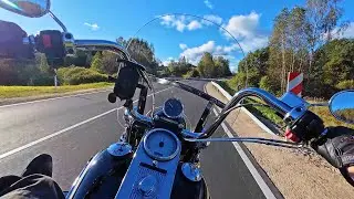Edge of the Road | Harley-Davidson Road King Ride POV + Hard Rock Blues Song with Exhaust Sound
